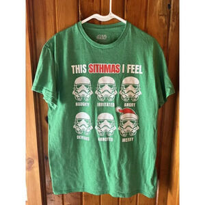 Star Wars‎ Darth Vader Christmas Themed T-Shirt adult size M